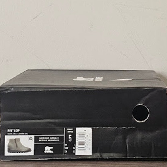 Sorel Women's Evie II Waterproof Wedge Zip Bootie Size 5 Quarry 2056371  NWT - Picture 6 of 6